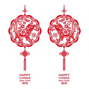 Removable Chinese New Year Pig Wall Decoration.jpg