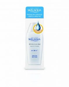 Skin Aqua Moisture Gel SPF 30 Sunblock gel dengan SPF 30