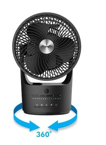 Alpha Vona 360 Table Fan.jpg Best table fan with a remote control