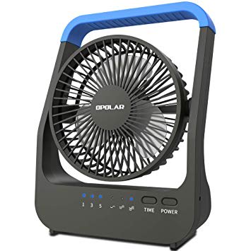 OPOLAR D-Cell Battery Operated Desk Fan.jpg Best table fan with a timer
