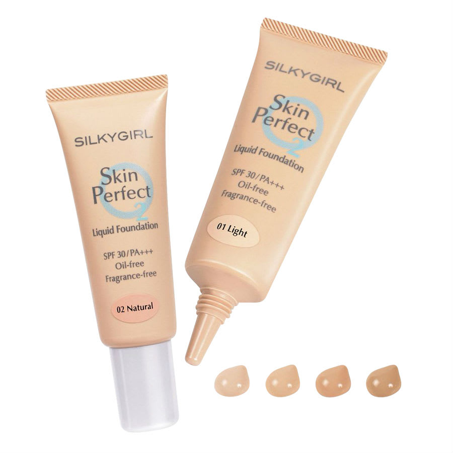 silkygirl skin perfect liquid foundation