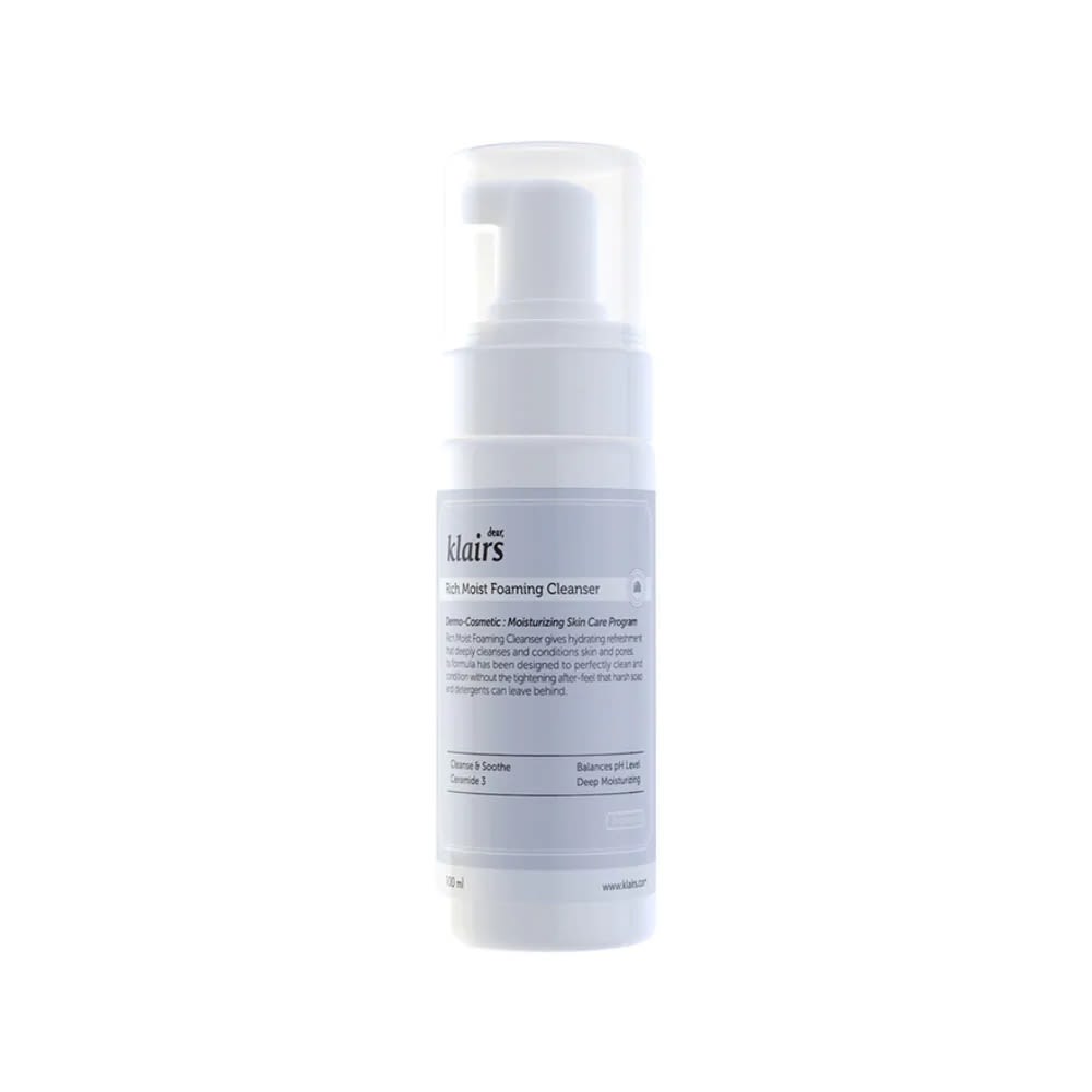 Klairs Rich Moist Foaming Cleanser.jpg Best low pH foaming cleanser