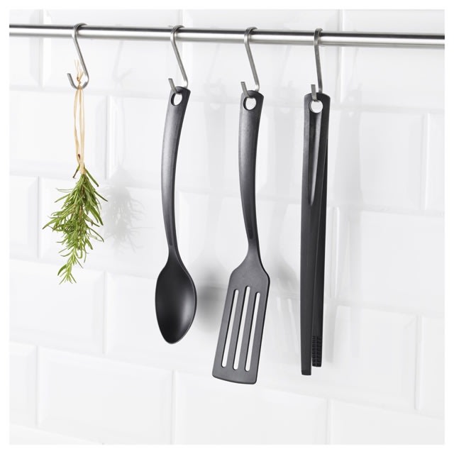 Ikea Gnarp 3-Piece Kitchen Utensil Set - Black.jpg