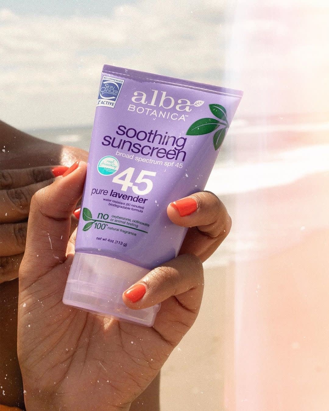 Alba Botanica Soothing Sunscreen SPF 45 Pure Lavender -5.jpg