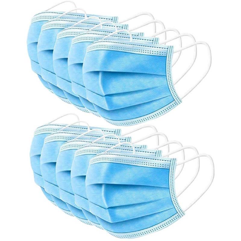 Haolu Disposable Protective Face Mask 3-Ply - 1.jpeg best affordable, disposable face mask
