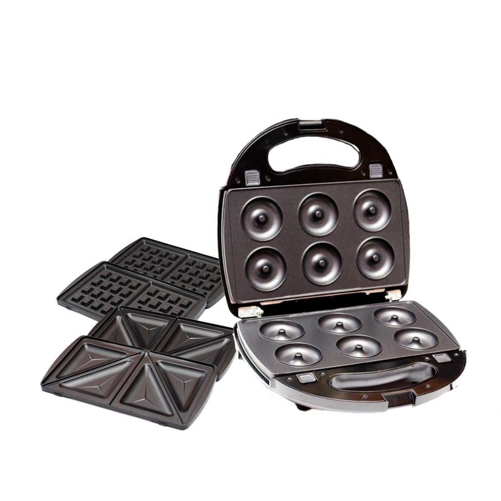 Russell Taylors Waffle Sandwich Donut 3 in 1 Maker CM-84 -3.jpg Russell Taylors Waffle Sandwich Donut 3 in 1 Maker CM-84
