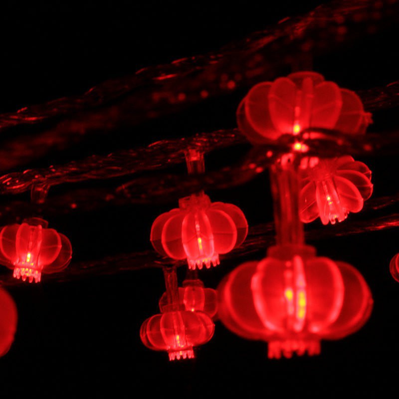 LED Chinese Style Red Lantern String Lights -1.jpg LED Chinese Style Red Lantern String Lights