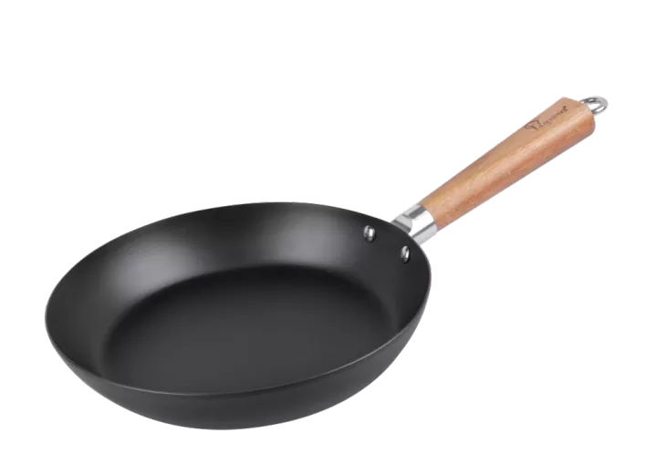 La Gourmet BluSteel Fry Pan with Mark Acacia
