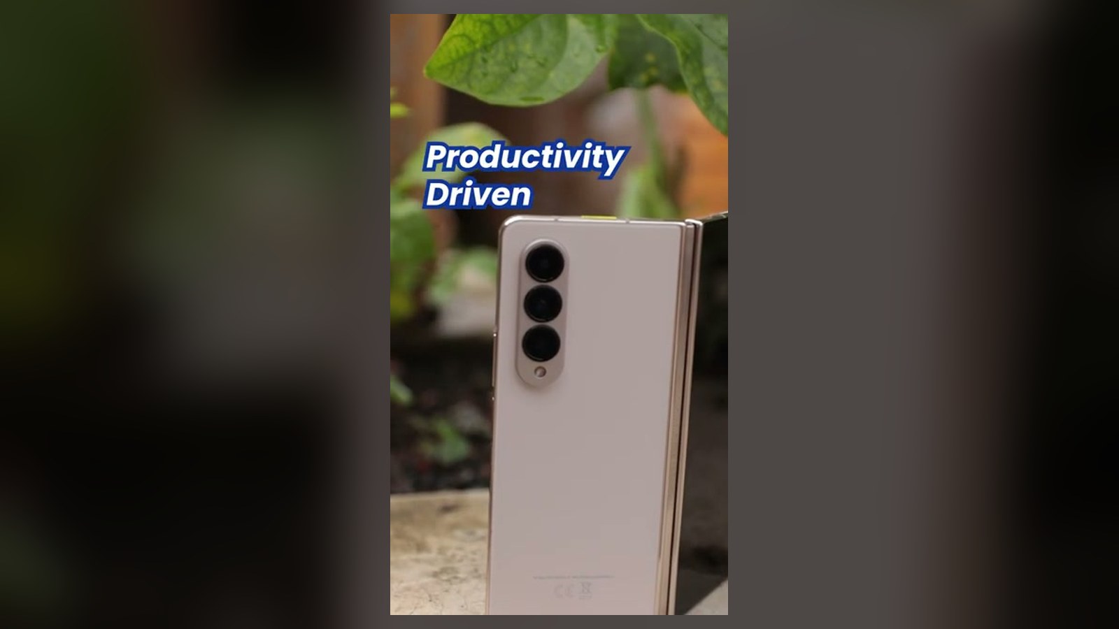 2022: the Fold4 on our channel, the year we called it the phone for the productive. Frame from our video, Galaxy Z Fold4 vs Z Flip4, 30 September 2022. 2022: the Fold4 on our channel, the year we called it the phone for the productive. Frame from our video, Galaxy Z Fold4 vs Z Flip4, 30 September 2022.