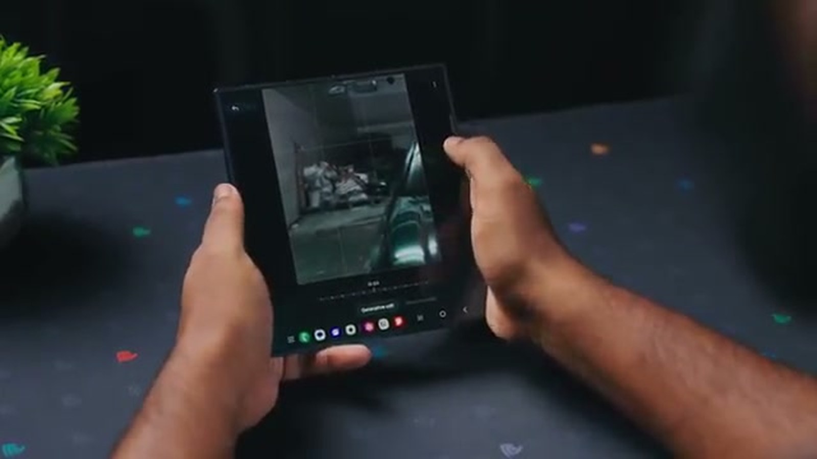 2025: the Fold7 open in hand during our camera test. Frame from our video, Can This Foldable Beat the S25 Ultra Camera, 10 September 2025. 2025: the Fold7 open in hand during our camera test. Frame from our video, Can This Foldable Beat the S25 Ultra Camera, 10 September 2025.