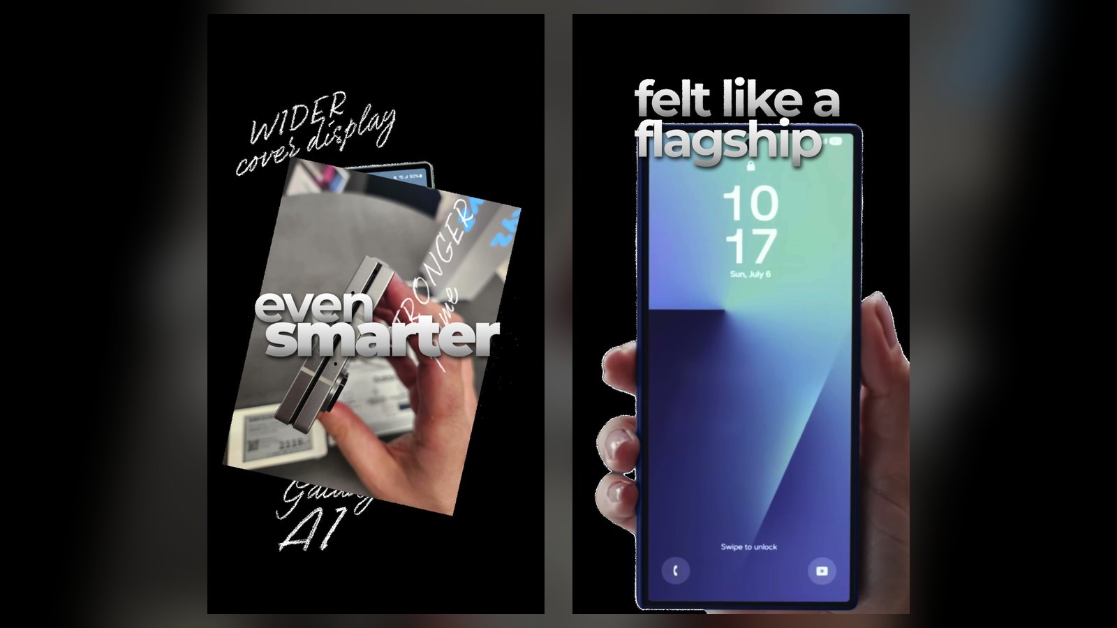 2025: 8.9 millimetres closed. The year it felt like a flagship you carry every day. Frames from our film. 2025: 8.9 millimetres closed. The year it felt like a flagship you carry every day. Frames from our film.