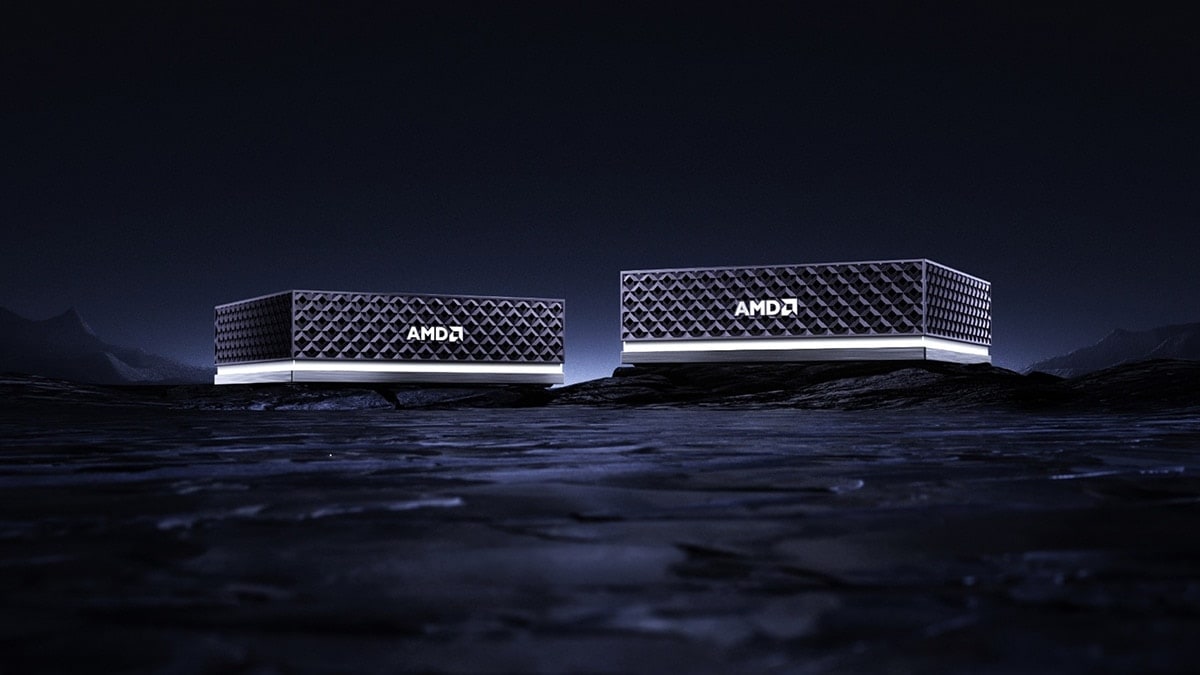 Dua sistem PC agentik AMD Ryzen AI Max