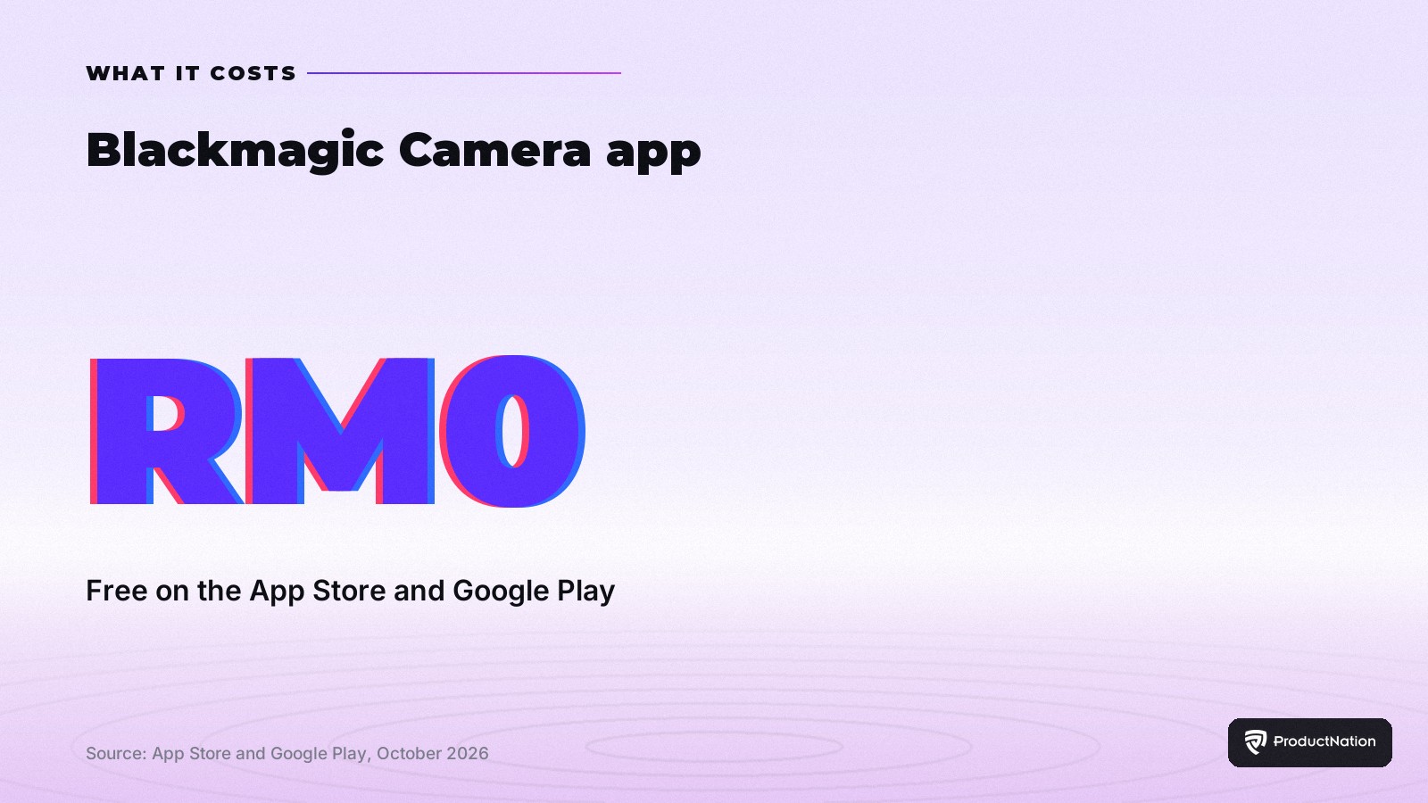 The iPhone 18 Pro starts at RM5,499 in Malaysia while the Blackmagic Camera app is free