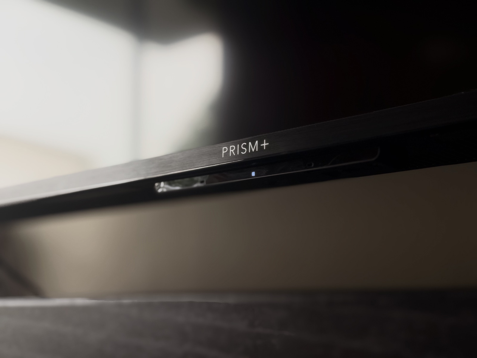 A slim bottom bezel on the PRISM+ Q65 Ultra