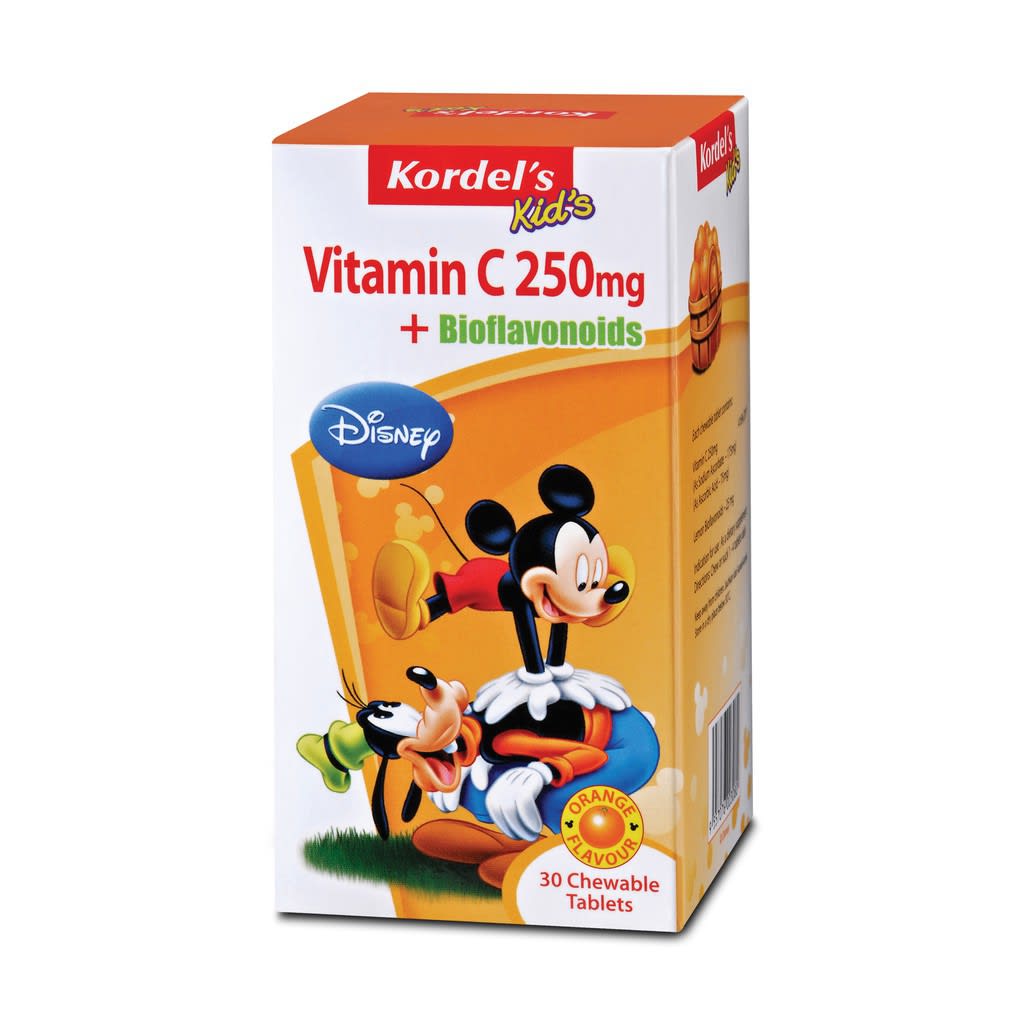 KORDEL'S Kid's Vitamin C 250mg + Bioflavonoids Tabs (30’s).jpg