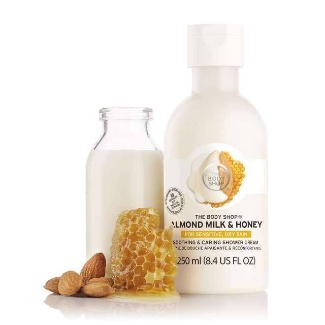 THE BODY SHOP Almond Milk & Honey Soothing Shower Cream1.jpg