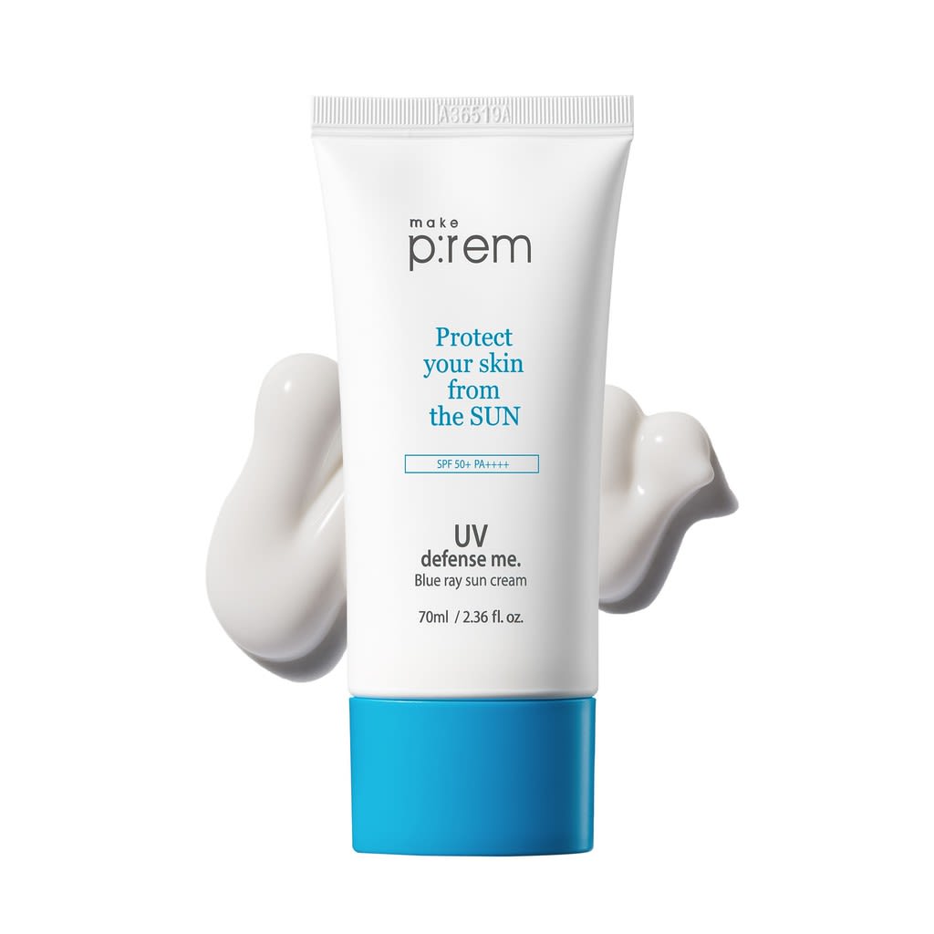 MAKE PREM UV defense me. Blue ray sun cream SPF 50 PA++++ (70ml)1.jpg