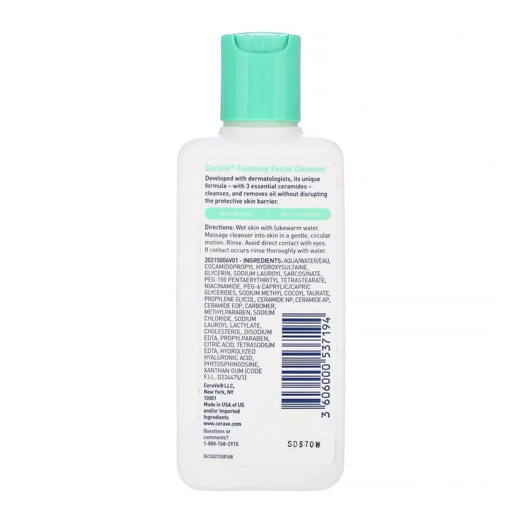 CERAVE Foaming Facial Cleanser - Normal to Oily Skin (87ml)1.jpg