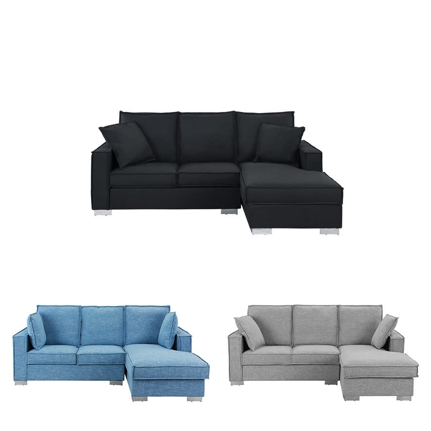 Classic Linen Fabric 3Seater L Shape Sofa1.jpg