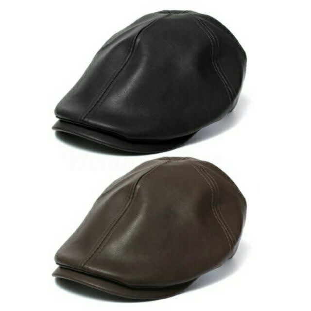 Fashion Men Women Leather Ivy Gatsby Cap.jpg
