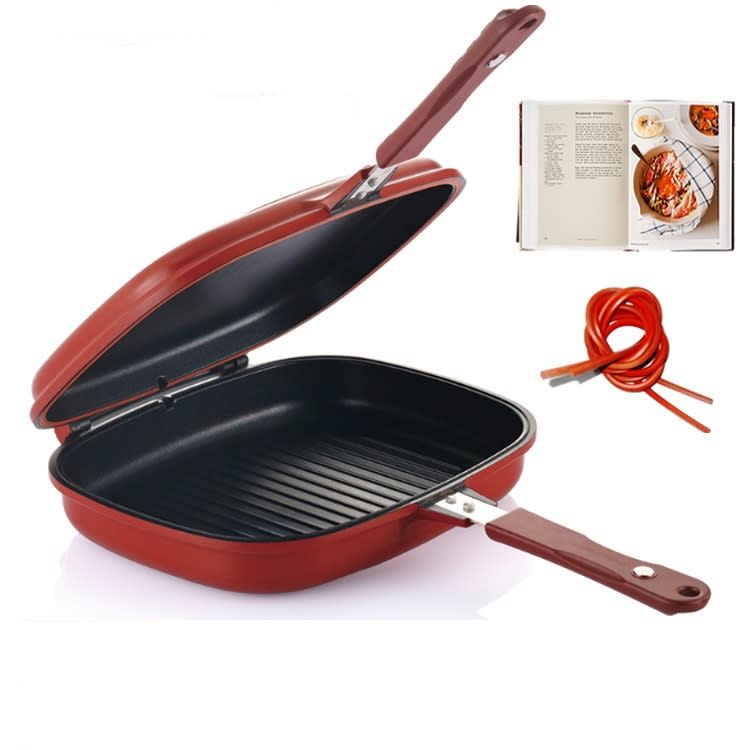 AMGO Double-Sided Foldable Frying Non-Stick Grill Pressure Pan (32cm) -5.jpg