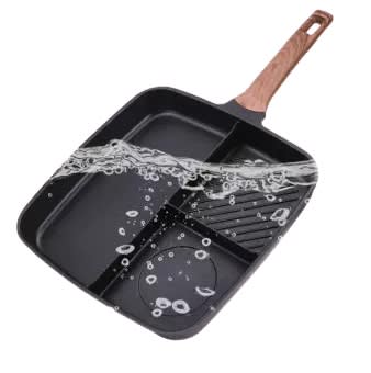 3 Grids Stone Medical Stone Aluminium Non-Stick Frying Pan -2.jpg