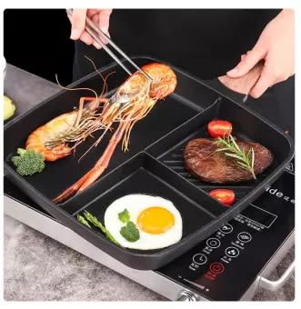 3 Grids Stone Medical Stone Aluminium Non-Stick Frying Pan -5.jpg