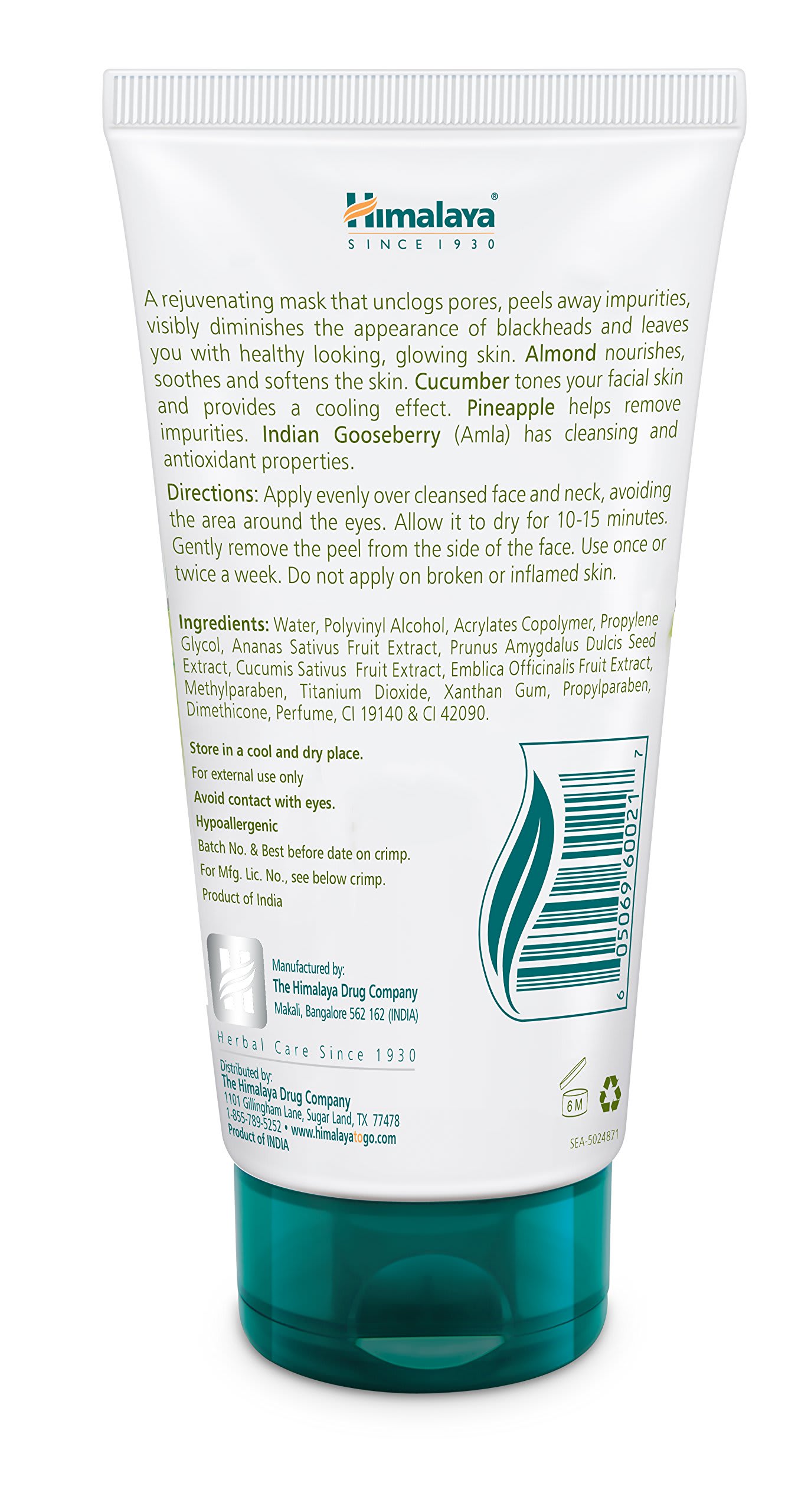 Himalaya Almond and Cucumber Peel Off Mask 150ml -3.jpg