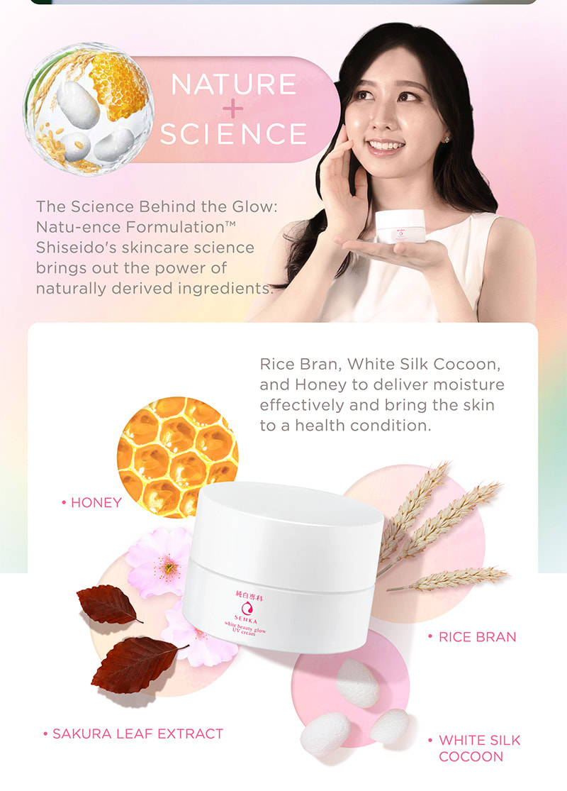 SENKA Junpaku White Beauty Glow UV Cream - 4.jpg