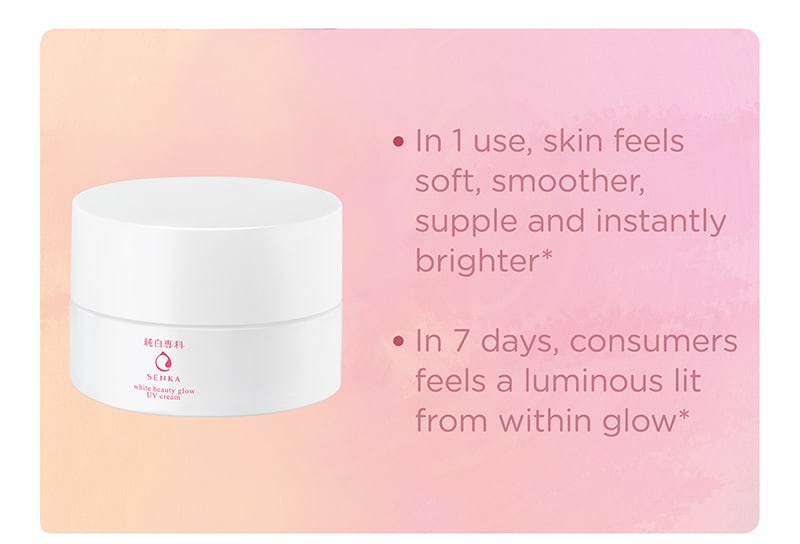 SENKA Junpaku White Beauty Glow UV Cream - 5.jpg