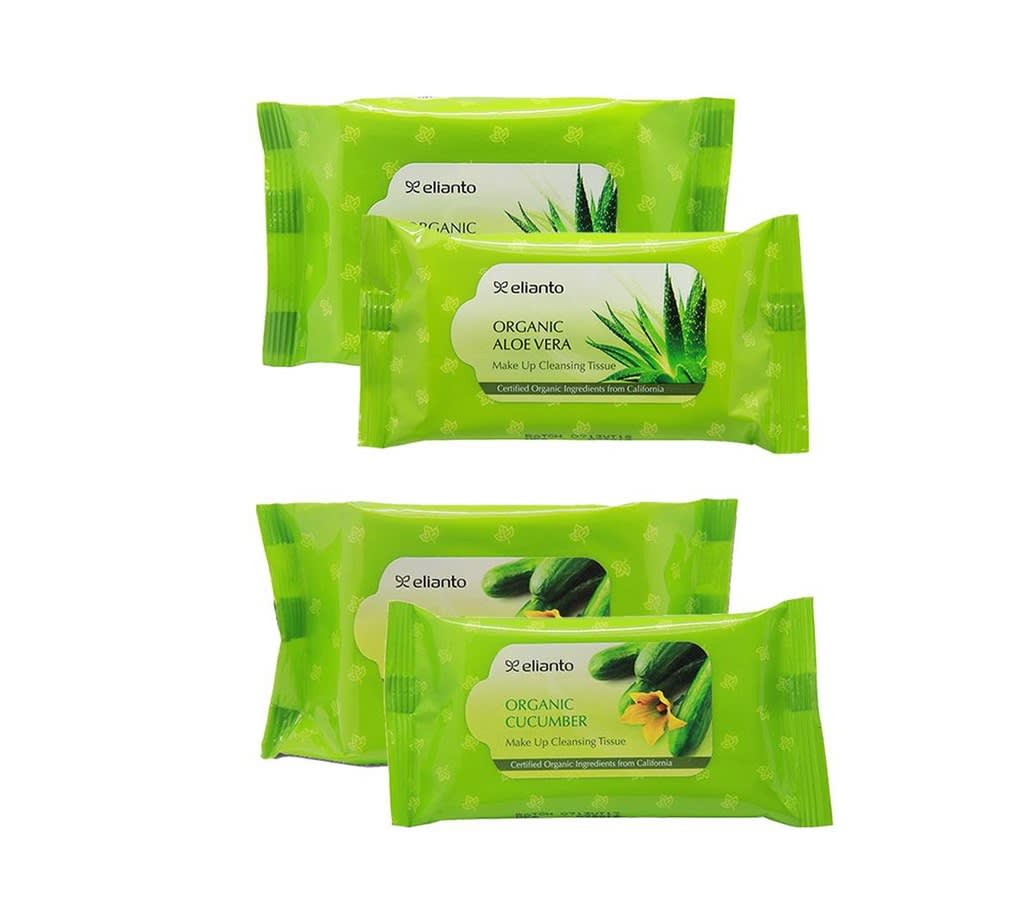 Elianto Organic Cucumber Make-up Cleansing Tissue -1.jpg