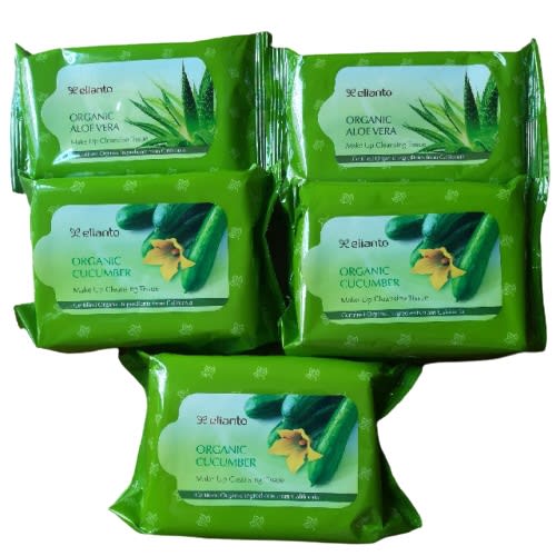 Elianto Organic Cucumber Make-up Cleansing Tissue -3.jpg