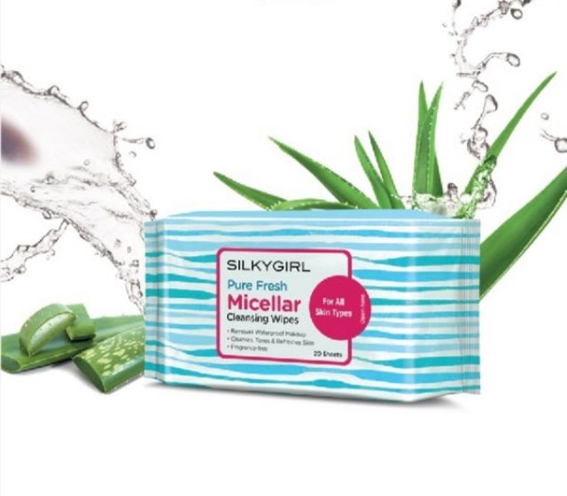 SILKYGIRL Pure Fresh Micellar Cleansing Wipes (20s) -2.jpg