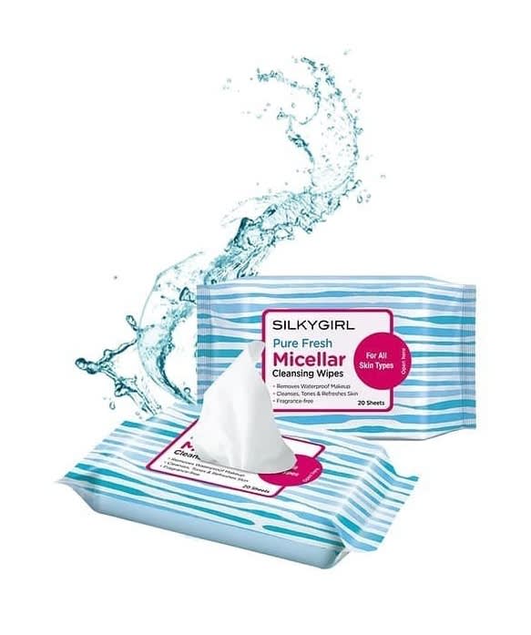 SILKYGIRL Pure Fresh Micellar Cleansing Wipes (20s) -5.jpg