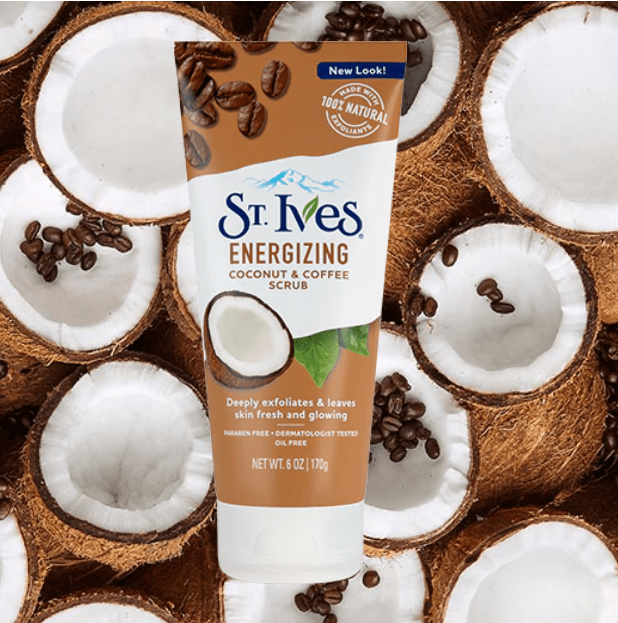 ST. IVES Energizing Coconut & Coffee Face Scrub -1.png