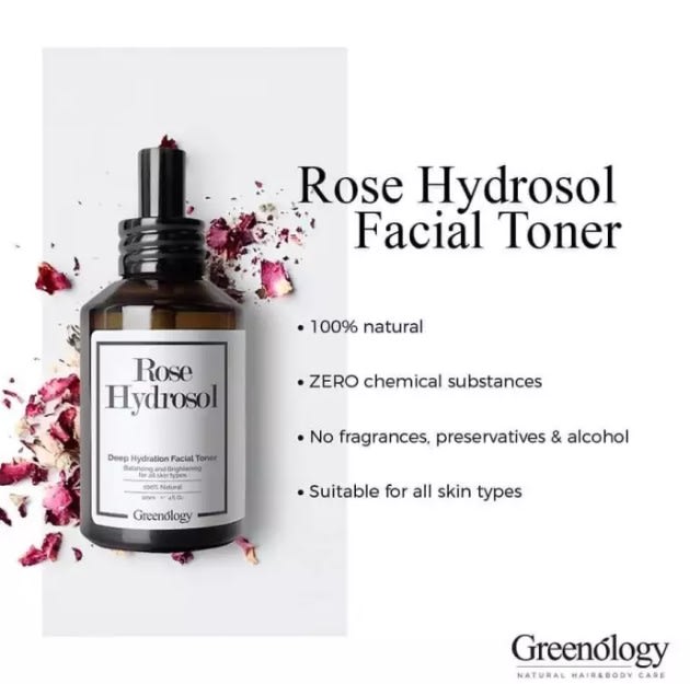 Greenology Rose Hydrosol Deep Hydration Facial Toner (120ml) - 4.jpg