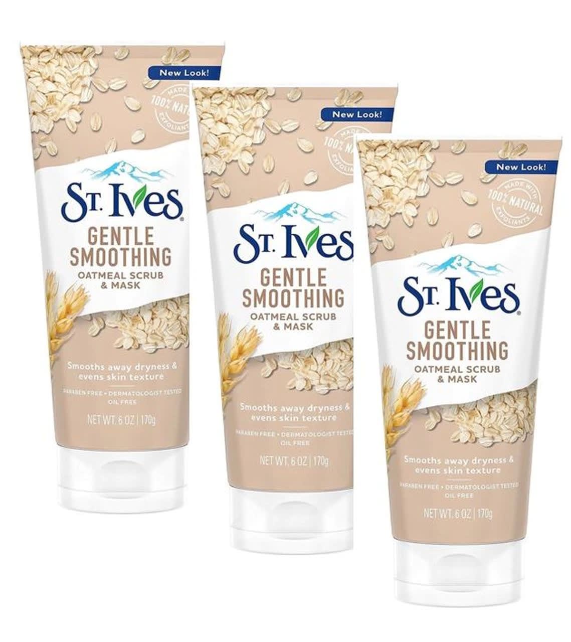 St. Ives Nourished & Smooth Oatmeal Scrub & Mask -3.jpg St. Ives Nourished & Smooth Oatmeal Scrub & Mask