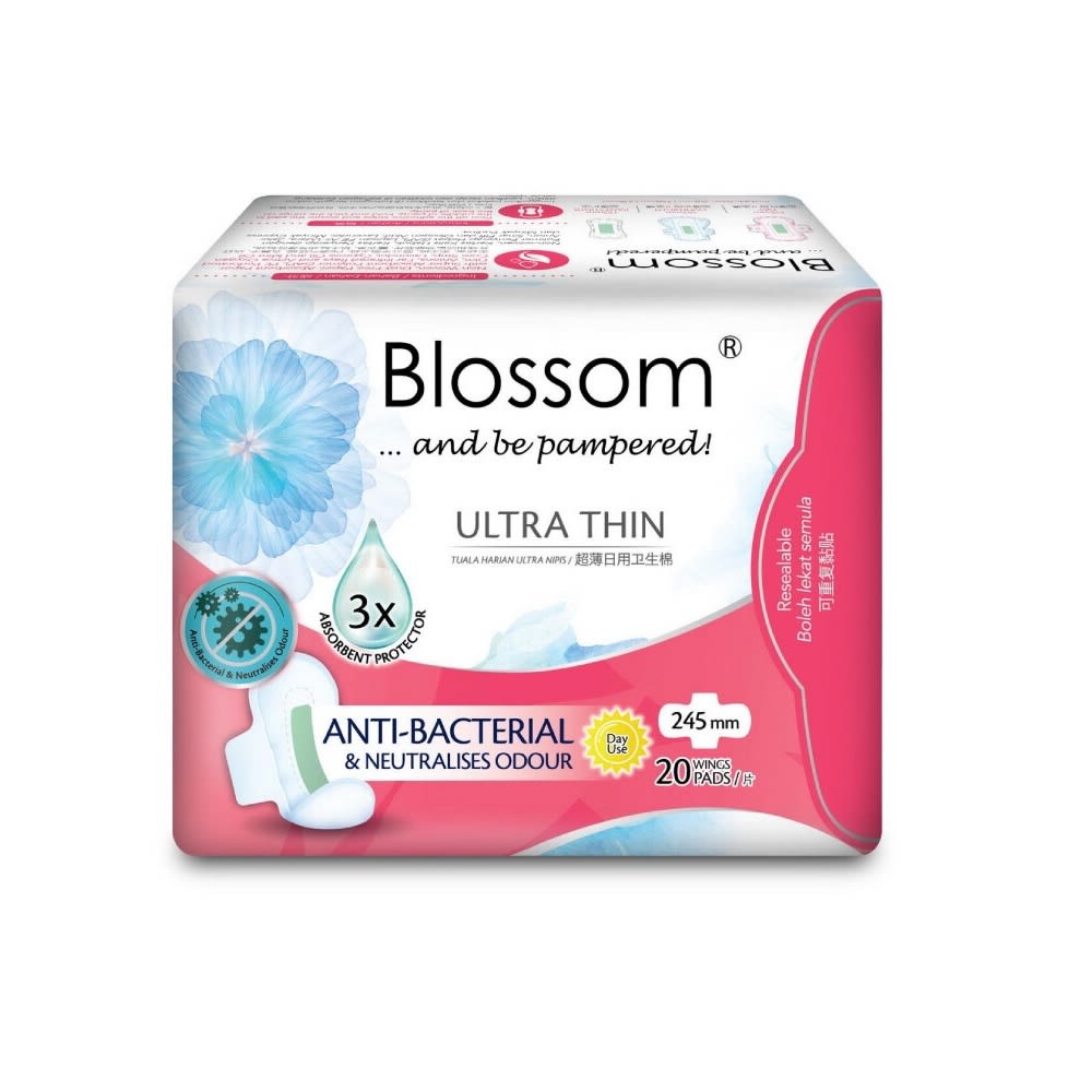 Blossom Day Use Ultra Thin Wing Cottony Surface (20PCS)