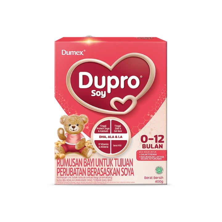 DUPRO Soy Rumusan Khas 0 - 12 Months DUPRO Soy Rumusan Khas 0 - 12 Months