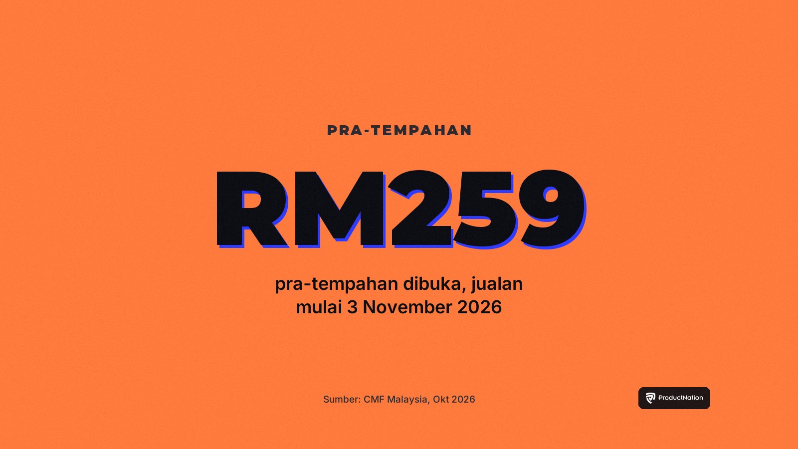 CMF Speaker S bermula RM259 di Malaysia, pra-tempahan kini dibuka