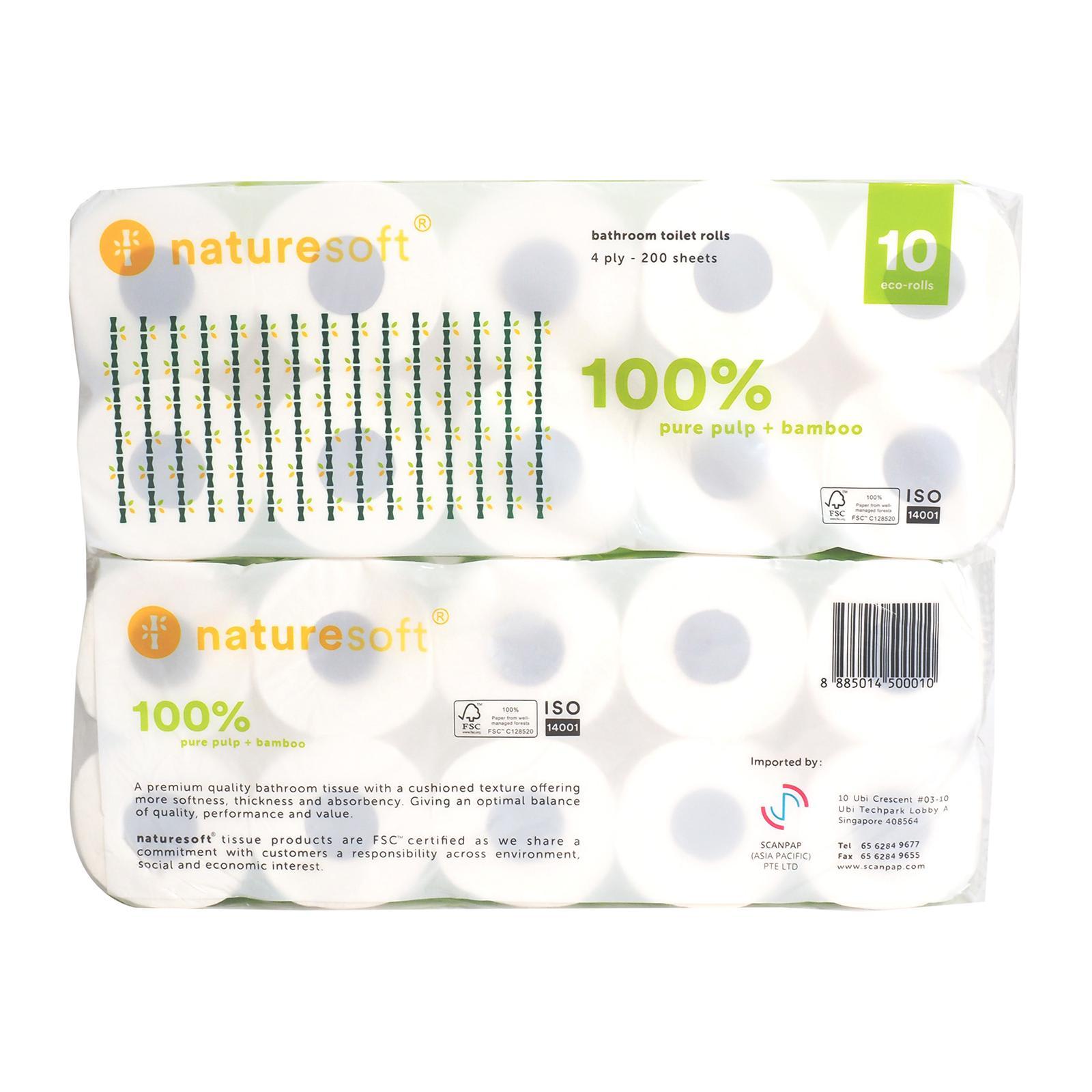 Naturesoft 4-Ply Bathroom Tissue.jpg Best bamboo toilet paper