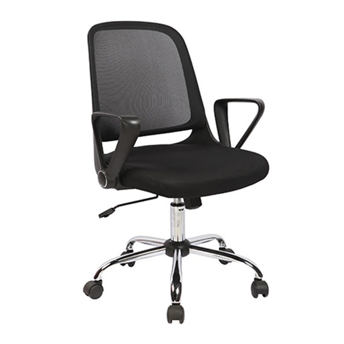 Sheldon Stylish and Modern Low Black Office Mesh Chair.jpg Best budget/affordable/cheap office chair (below SGD100)