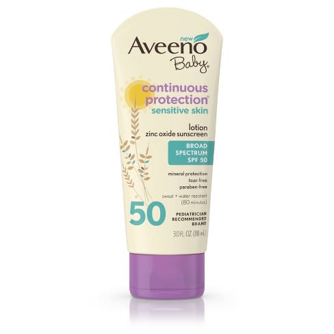 Aveeno Baby Sunscreen – Zinc Oxide Sensitive Skin Lotion SPF 50.jpg