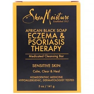SheaMoisture African Black Soap Eczema & Psoriasis Therapy Medicated Cleansing Bar -1.jpg