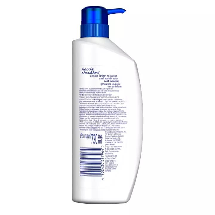 Head & Shoulders Cool Menthol Anti-Dandruff Shampoo - 3.jpg