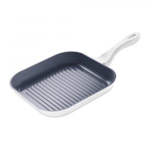 Square cast iron frying pan