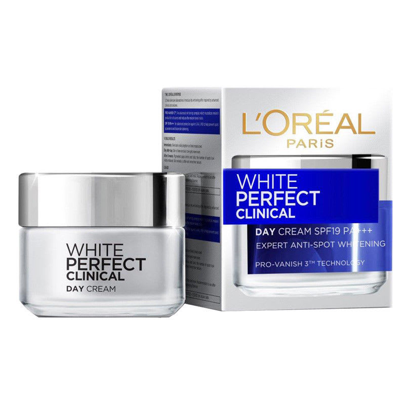 L’Oreal Paris White Perfect Clinical Day Cream (50 ml).jpg Menghilangkan flek hitam secara efektif