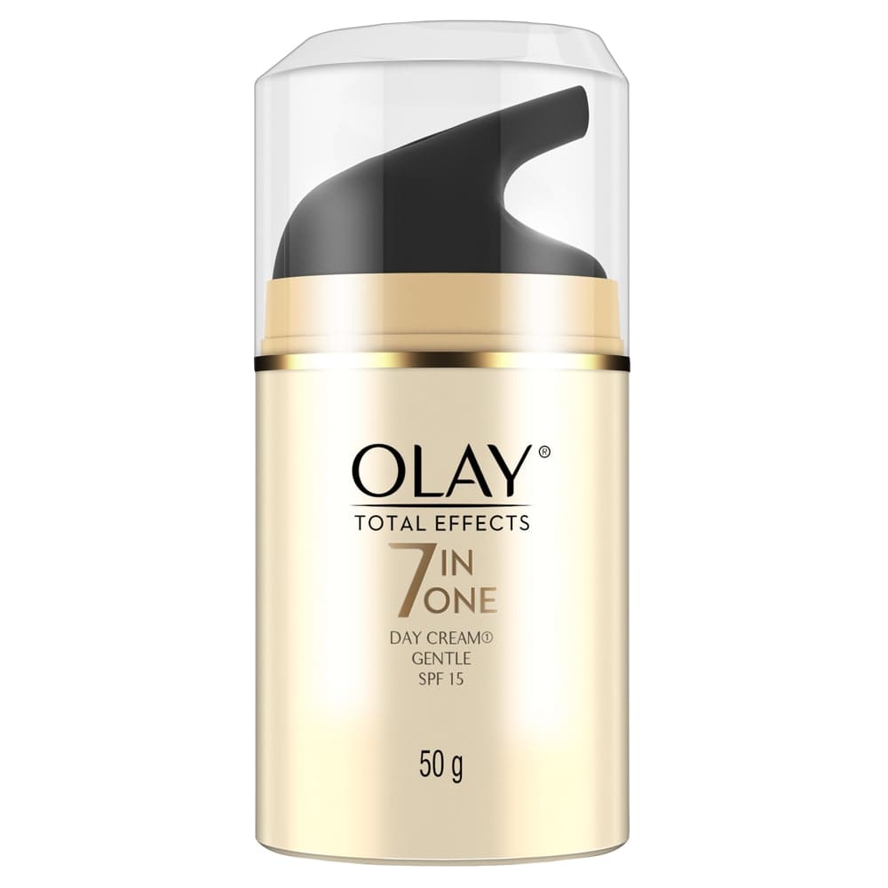 Olay Total Effects 7in1 Day Cream Gentle (50 gr).jpg Bersifat non-comedogenic serta bebas parfum