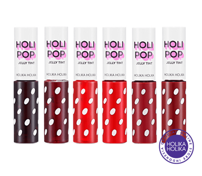 Holika Holika Holi Pop Jelly Tint.png Lip tint tekstur gel dengan packaging lucu