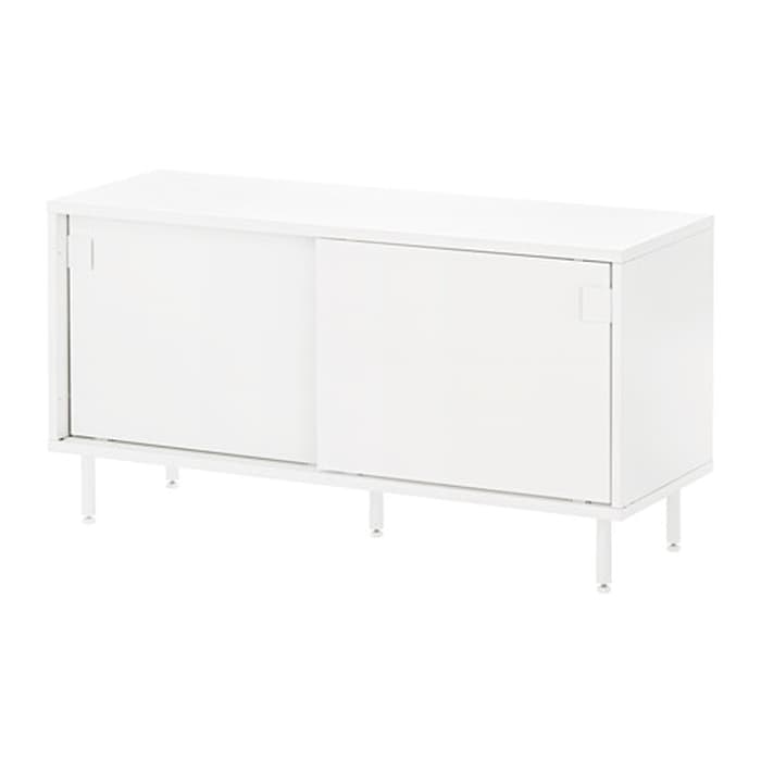 IKEA Mackapar (100x51 cm).jpg Rak sepatu IKEA putih yang minimalis dan bisa diduduki layaknya bangku
